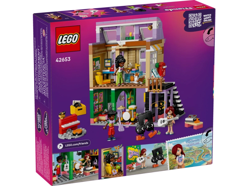 LEGO Friends - Hudobný obchod a byt