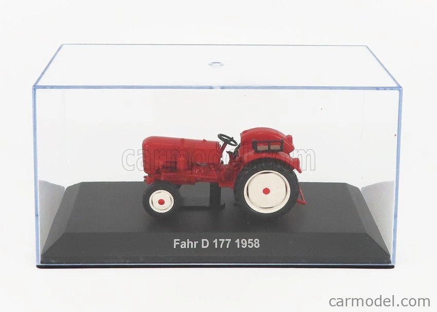 Edicola Fahr D177 Tractor 1958 - Con Vetrina - S vitrínou 1:43 Orange