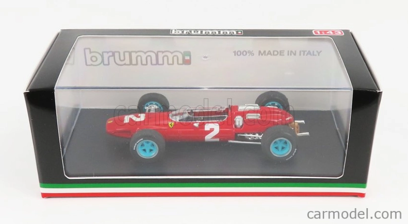 Brumm Ferrari F1  158 N 2 Winner Italy Gp John Surtees 1964 World Champion 1:43 Red