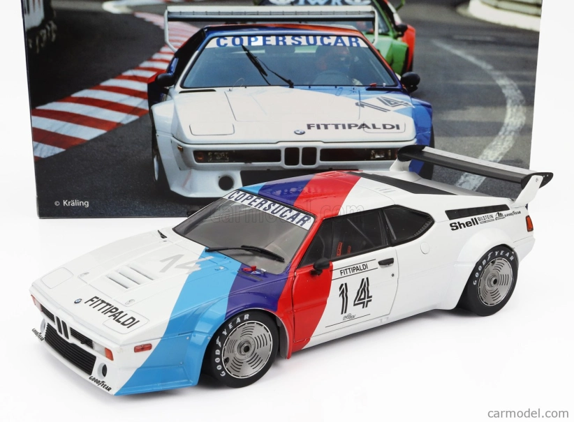 Werk83 BMW M1 M88 3.5l Team Bmw Motorsport N 14 Procar Series 1979 Emerson Fittipaldi 1:18 Biela modrá červená