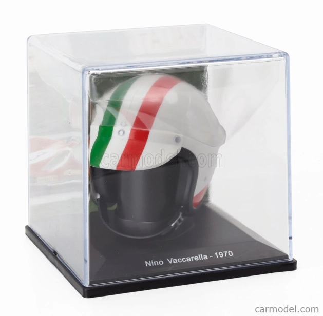 Edicola Prilba Casco Prilba Nino Vaccarella 512s Team Sefac Spa Ferrari Sezóna 1970 1:5 Biela červená