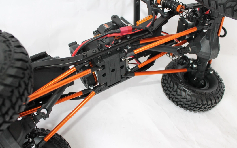 RC auto DF-4S Crawler XL 313mm Edition, červená
