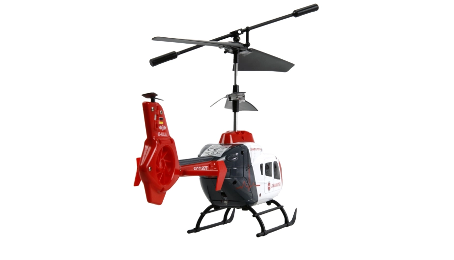 RC vrtuľník EC135 CX licencia Johanniter koaxiálny, 3 kanály, RTF