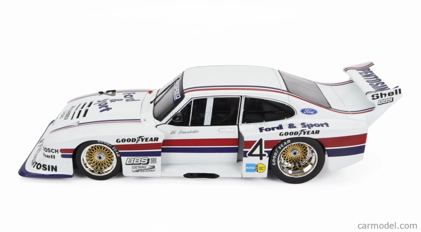Werk83 Ford england Capri Turbo Gr.5 Zakspeed N 4 Drm 1982 Lili Reisenbichler 1:18 Biela červená modrá
