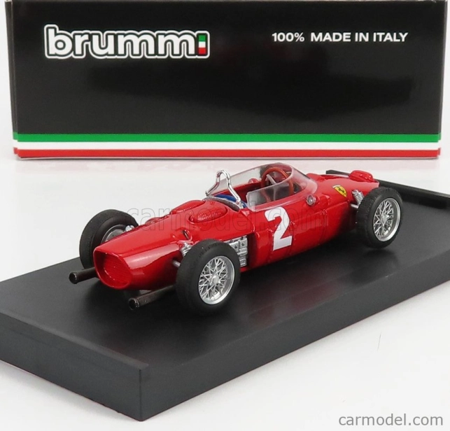 Brumm Ferrari F1 156 N 2 Winner Usa Gp Phil Hill 1961 World Champion 1:43 Red