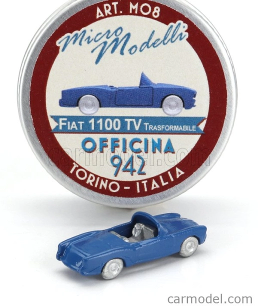 Officina-942 Fiat 1100/103 Trasformabile Cabriolet Open 1953 1:160 Modrá