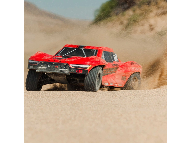 RC auto Arrma Fury Mega 550 1:10 RTR, červené