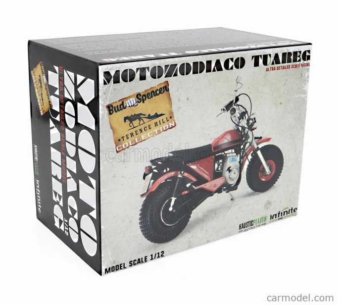 Clc-models Motozodiaco Tuareg 1972 - Z filmu - Altrimenti Ci Arrabbiamo - Tv Series - Motocykel 1:12 Red