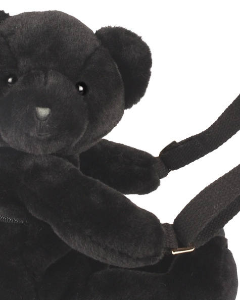 Doudou Plyšová taška přes rameno Medvídek černý 30 cm