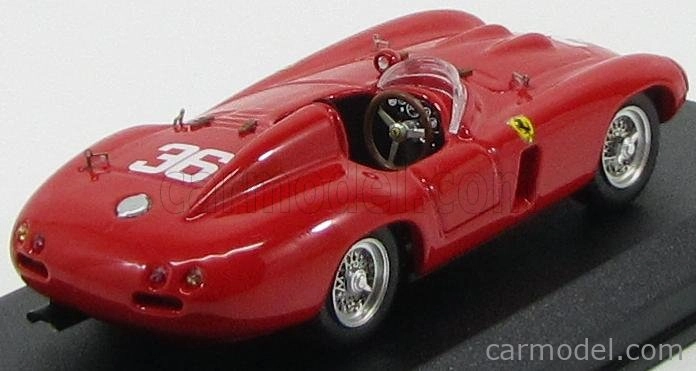 Art-model Ferrari 857s Spider N 36 Winner Buenos Aires 1956 Hill - Genebien 1:43 Red