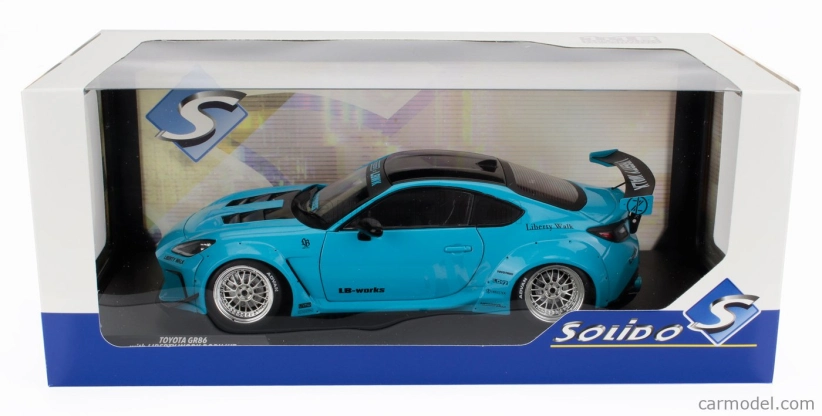 Solido Toyota Gr86 Lbwk Body Kit Coupe 2024 1:18 Baby Blue