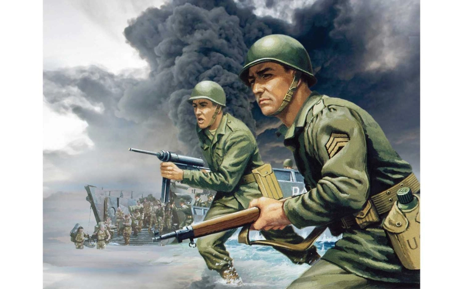 Airfix figúrky – WWII U.S. Infantry (1:32) (Vintage)