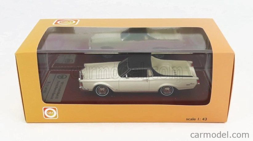 Great-iconic-models Lincoln Continental Mark Iii Farm And Ranch 1971 1:43 Bílá