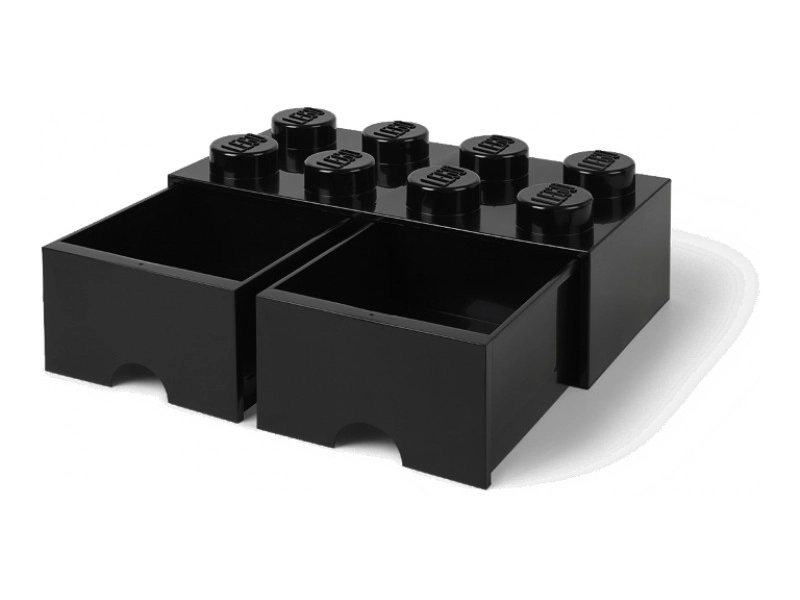 LEGO úložný box s šuplíky 250x500x180mm - modrý