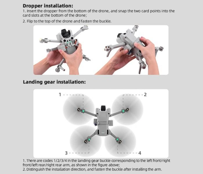 DJI MINI 3 Pro – závesný systém