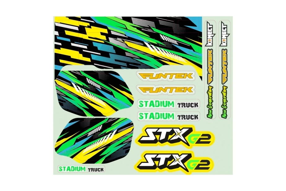 STX G2 samolepky zelené