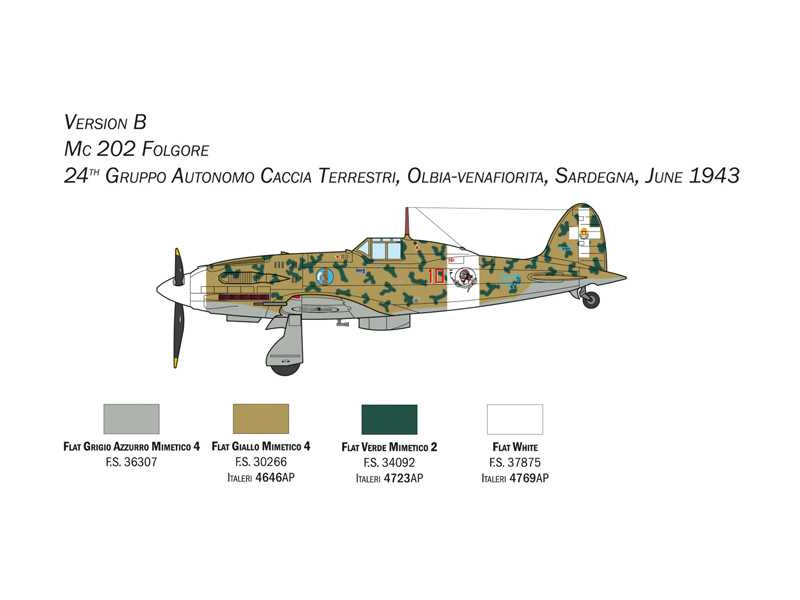 Italeri Macchi MC 202 Folgore (1:72)