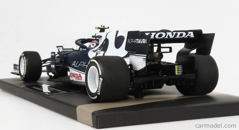 Minichamps Alpha tauri F1  At02 Honda Ra620h Team Alpha Tauri N 10 3rd Azerbaijan Gp 2021 Pierre Gasly 1:18 Bílá Modrá