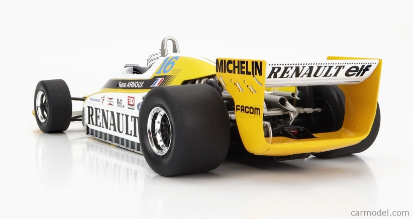 Mcg Renault F1 Rs10 Team Renault Elf N 16 British Gp 1979 Rene Arnoux 1:18, žlutá
