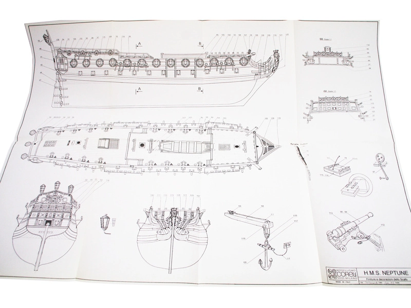 COREL H.M.S. Neptune 1:90 kit