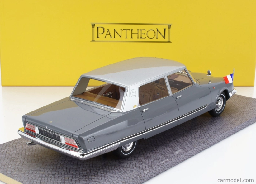 Pantheon Citroen Ds21 Chapron Presidentielle 1968 - Personal Car President Charles De Gaulle 1:18 Grey