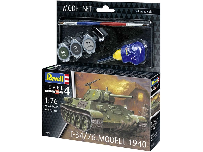 Revell T-34/76 model 1940 (1:76) (súprava)