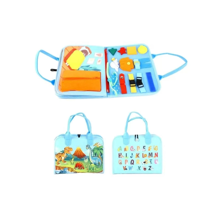2Kids Toys Senzorická busy kniha Dinosaury 3 – poškodený obal