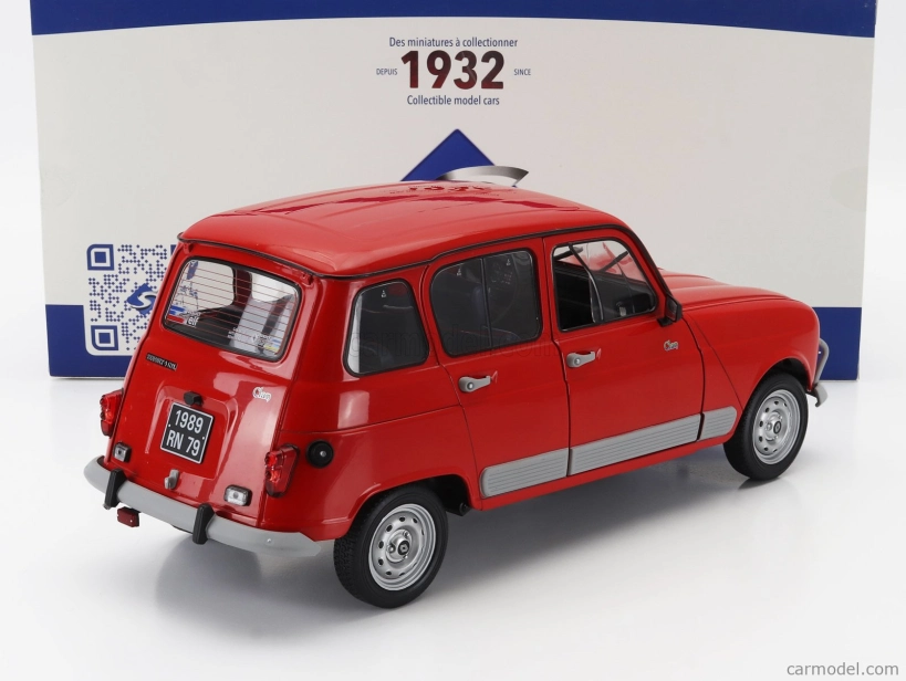Solido Renault R4 Gtl 1989 1:12 Červená