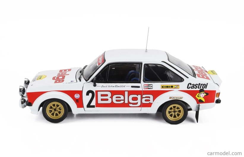 Sun-star Ford england Escort Rs 1800 (night Version) N 2 Rally De Condroz 1979 Hannu Mikkola - Arne Hertz 1:18 Bílá Červená