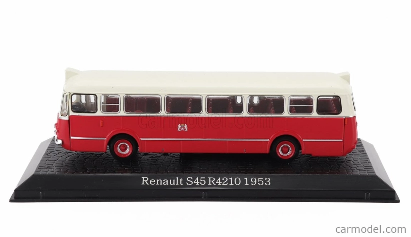 Edicola Renault S45 R4210 Autobus 1953 - Damage Display Box 1:72 Červený Krém