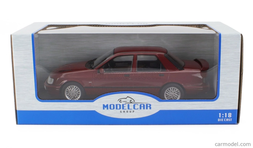 Mcg Ford england Sierra Cosworth 4x4 1990 1:18 Tmavo červená