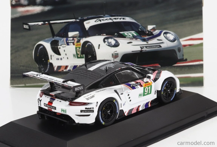 Ixo-models Porsche 911 Rsr-19 Goodbye Team Porsche Gt N 91 Last Race Wec 8h Bahrain 2022 Gianmaria Bruni - Richard Lietz 1:43 Biela čierna
