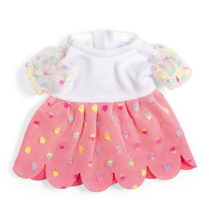 Bigjigs Toys Ružové párty šaty pre bábiku 28 cm