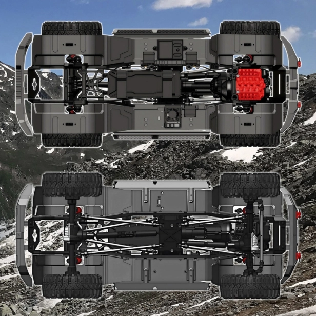 RC auto PATHFINDER 1/10 sada 2,4GHz, zelená