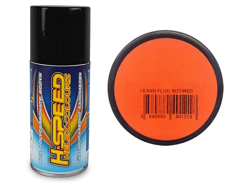 H-Speed farba v spreji 150 ml fluorescenčná červená