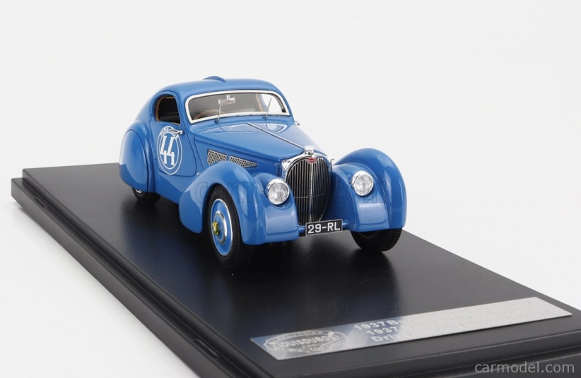 Modely v mierke Matrix Bugatti T51 Dubos N 44 Rally Paris Nice 1931 1:43 Svetlomodrá