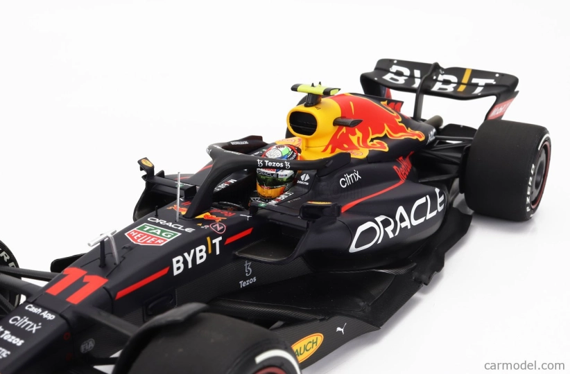 Minichamps Red bull F1  Rb18 Team Oracle Red Bull Racing N 11 2nd Belgium Gp 2022 Sergio Perez 1:18 Matná Modrá Žlutá Červená