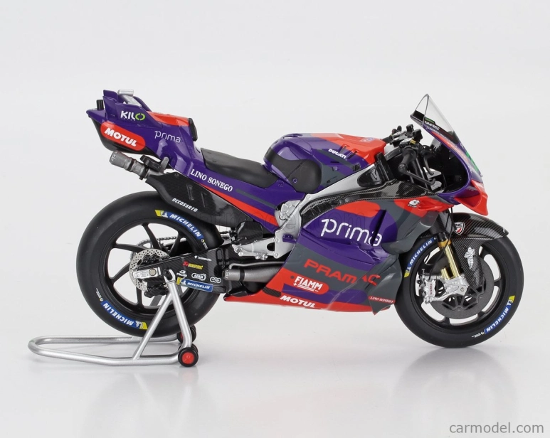 Nzg Ducati Desmosedici Gp24 Team Pramac Racing N 21 Motogp Season 2024 Franco Morbidelli 1:12 Fialová Červená Černá