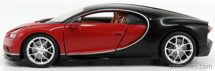 Welly Bugatti Chiron Le Patron 2016 1:24 Italská Červená - Černá Nokturno