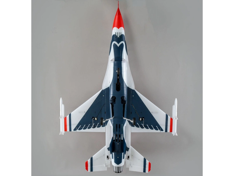 RC letadlo E-flite F-16 Thunderbirds 0.8m SAFE Select BNF Basic