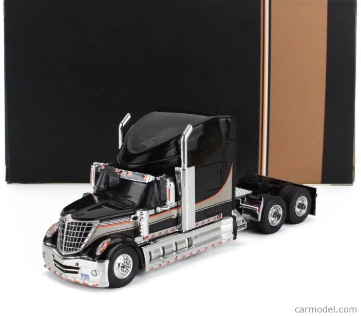 Ixo-models International Lonestar Tractor Truck 3-assi 2010 1:64 Black