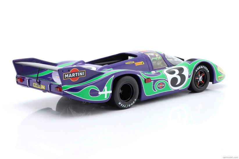 Werk83 Porsche 917lh 4.5l Team Martini Racing International N 3 2. 24h Le Mans 1970 Gerard Larrousse - Willi Kauhsen 1:18 Modrozelená