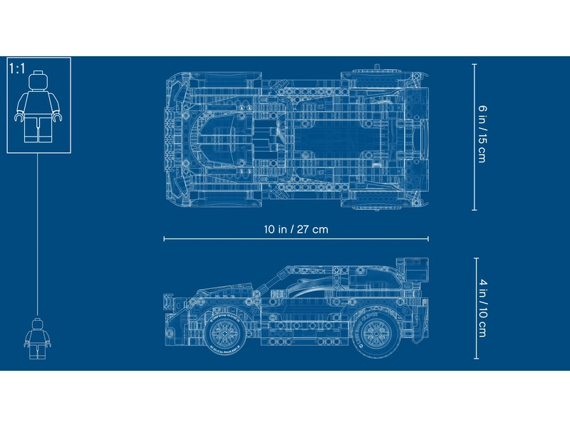 LEGO Technic - RC pretekárske auto Top Gear