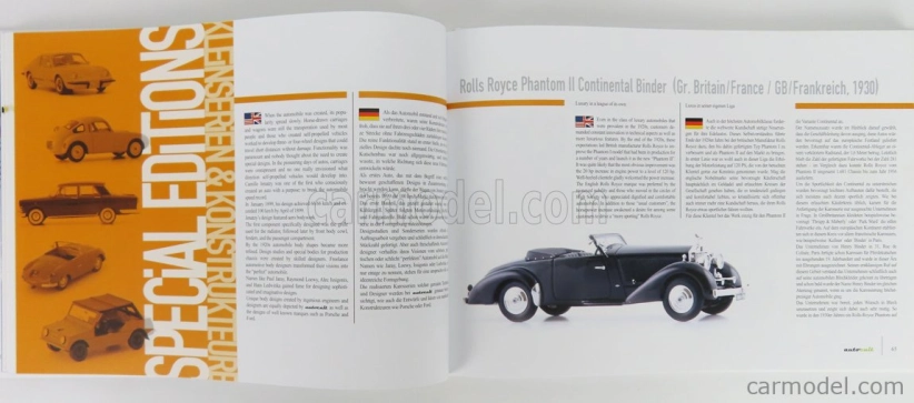 Autocult Catalogo Anycar Semiconvertible Usa 1971 + Libro Fotografico Autocult - 184 Pages - Book Of The Year 2022 In German And English Language - Included Model Of The Year 1:43 /