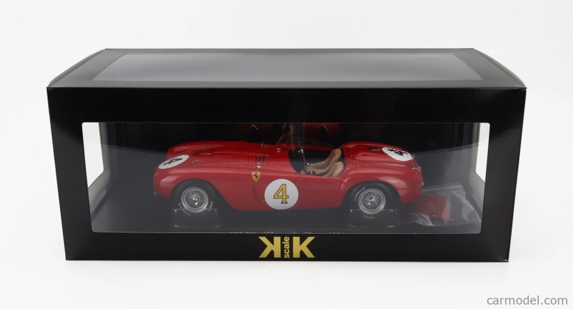 Kk-scale Ferrari 375 Plus 5.0l V12 Spider Team Scuderia Ferrari N 4 Winner 24h Le Mans 1954 Maurice Trintignant - Jose Froilan Gonzales 1:18 Red