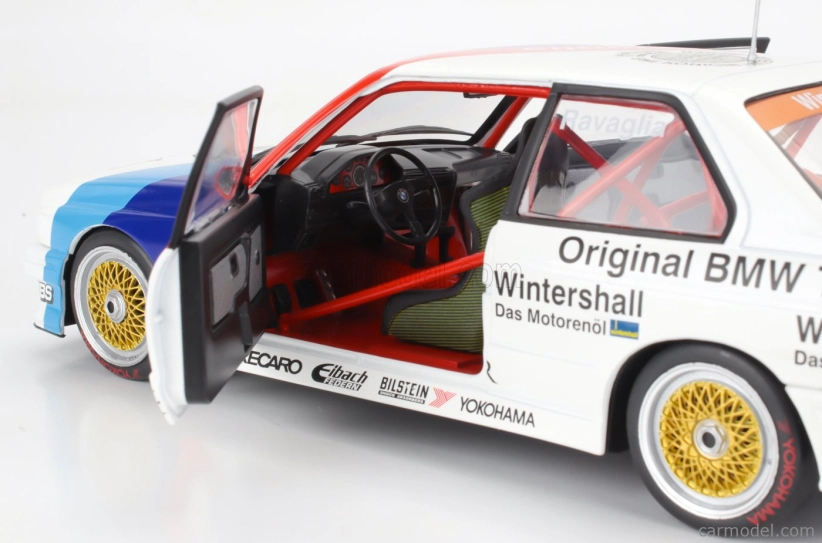 Werk83 BMW 3-series M3 (e30) Team Schnitzer Warsteiner N 15 Winner Dtm Season 1989 Roberto Ravaglia 1:18 Bílá Červená Modrá