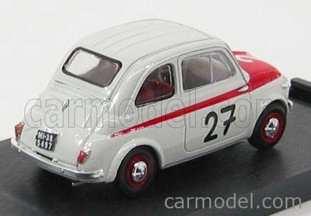 Brumm Fiat 500 Nuova Sport 12h Hockenheim N 27 1958 1:43 Grey