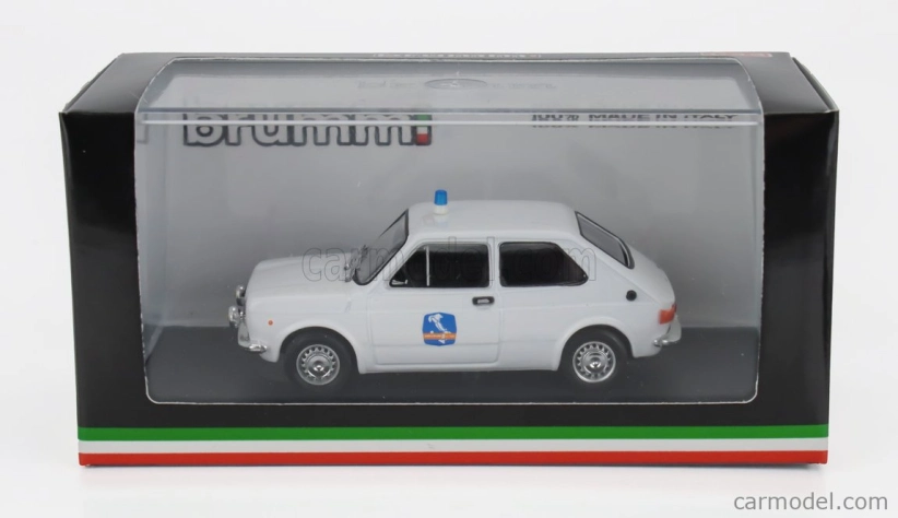 Brumm Fiat 127 1-series Societa' Autostrade Como-chiasso 1971 1:43 Biela