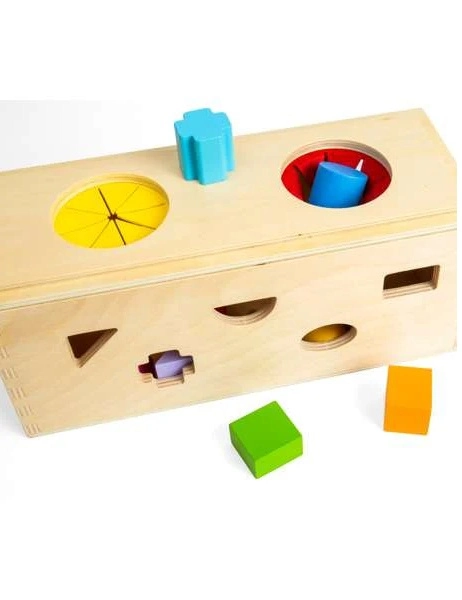 Bigjigs Toys Vkládání a třídění Tajemná krabička