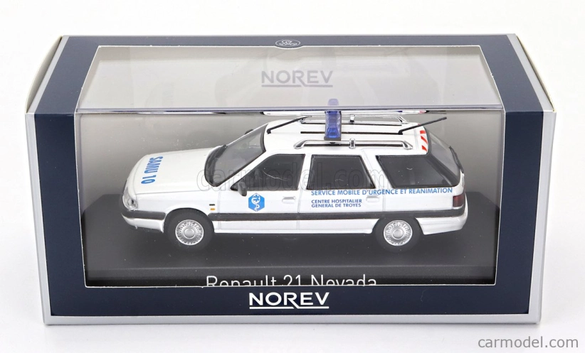 Norev Renault R21 Nevada Sw Station Wagon Samu Ambulance 1991 1:43 Biela